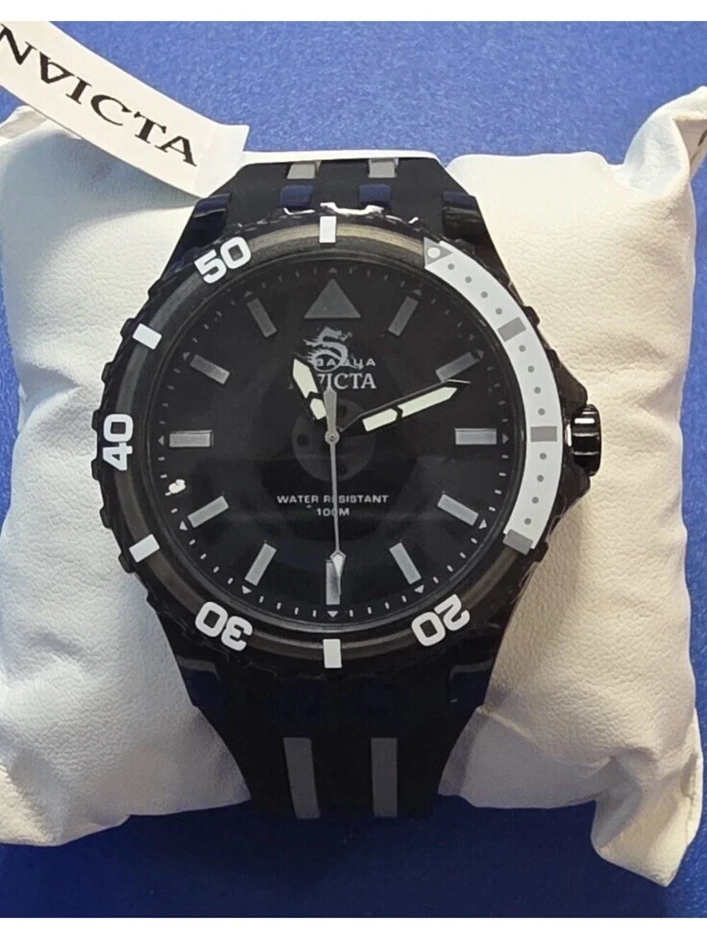 🔥Invicta Subaqua Men’s Watch 44mm- Grey Black And White Rotating Bezel-Silcone